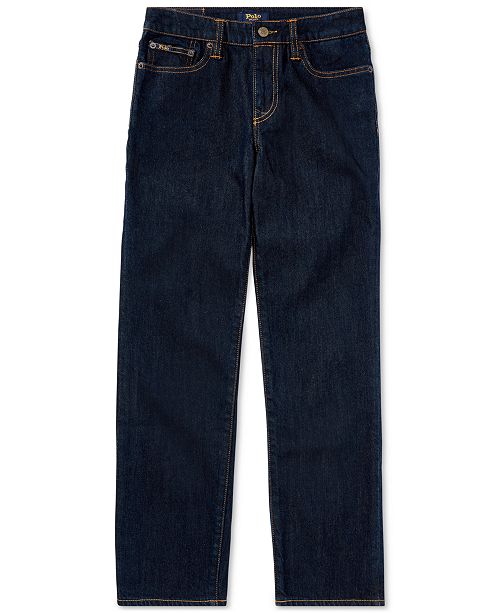 Polo Ralph Lauren Big Boys Hampton Straight Stretch Jeans & Reviews ...
