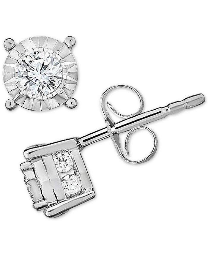 Macy's trumiracle diamond earrings top
