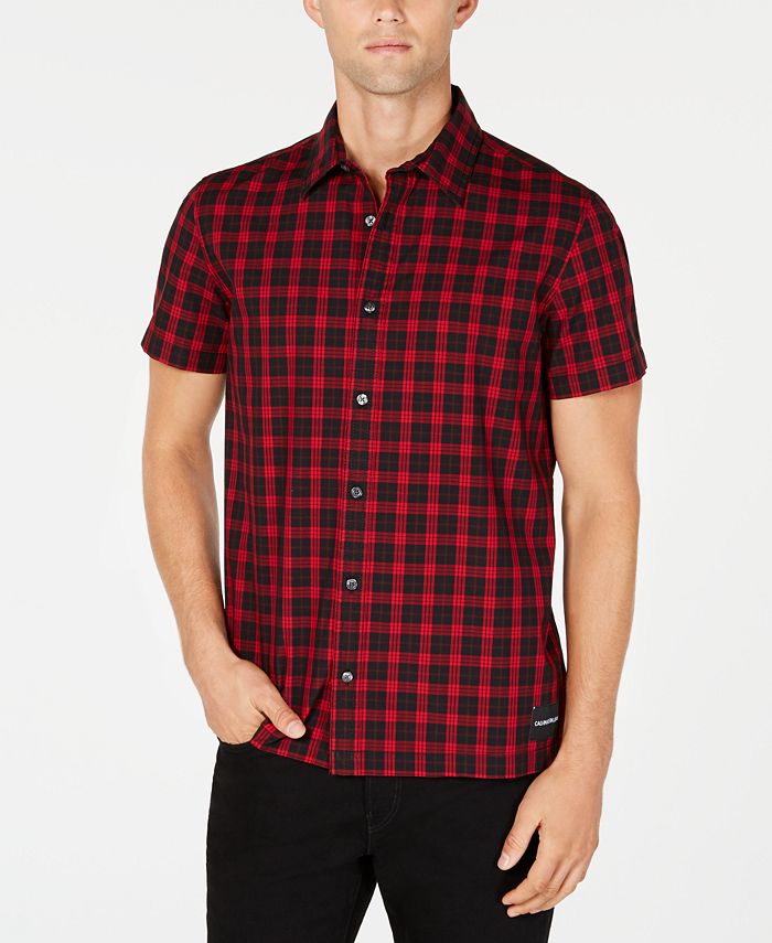 Calvin Klein Jeans Men's Plaid Shirt Macy's