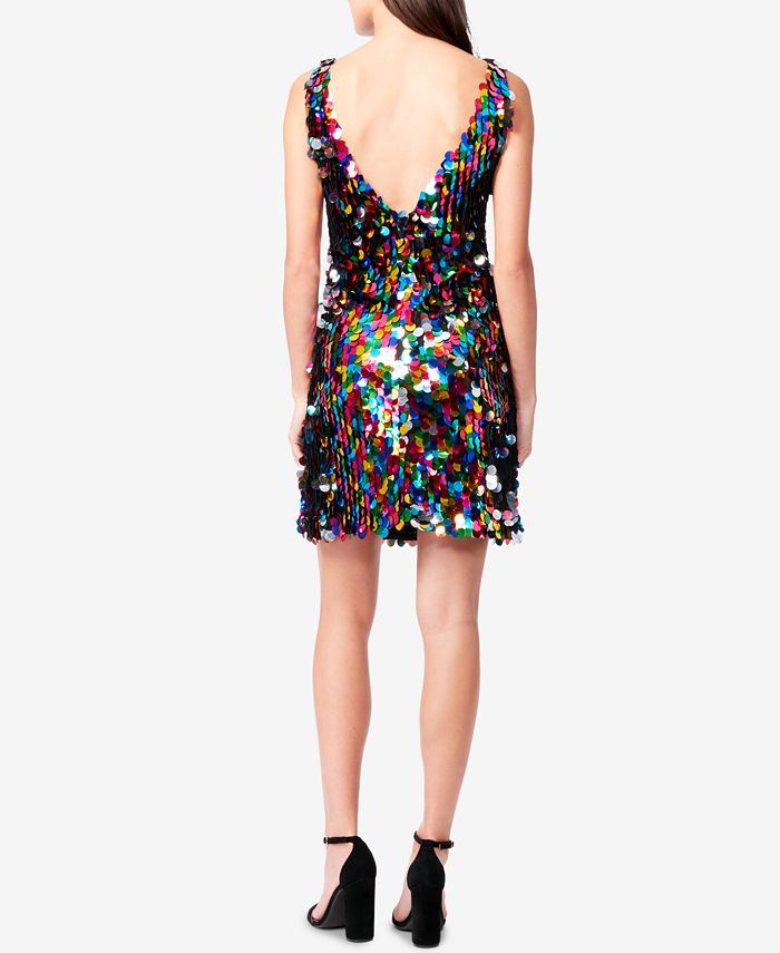 Betsey Johnson Sequined Shift Dress Macy s