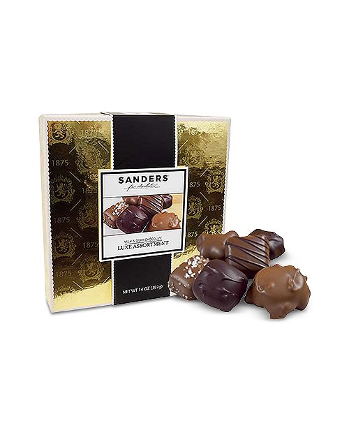 Sanders Luxe Milk & Dark Chocolate Assortment & Reviews Food & Gourmet Gifts Dining Macy's
