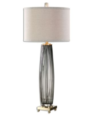 Vilminore Gray Glass Table Lamp