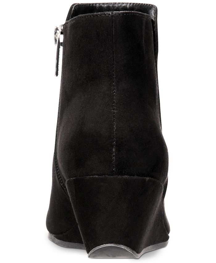 Kenneth Cole Reaction Women's Tip Plain Wedge Booties - Macy's