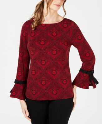 bell sleeve tops macys