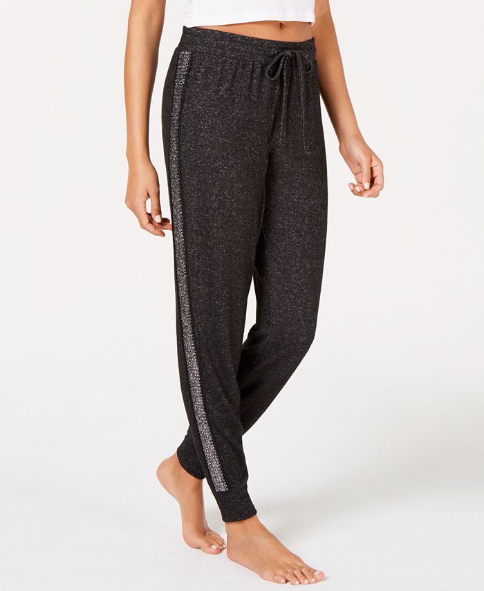 INC International Concepts INC Soft Knit MetallicTrim Jogger Pajama