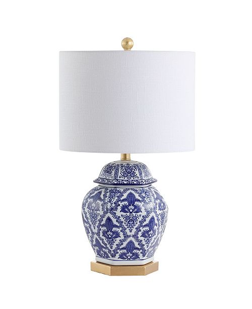 Jonathan Y Gretchen 25 Ginger Jar Ceramic Metal Led Table Lamp Reviews Home Macy S
