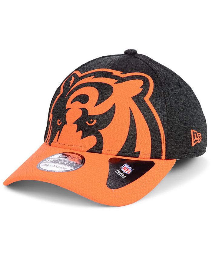 New Era Cincinnati Bengals Oversized Laser Cut Logo 39THIRTY Cap ...