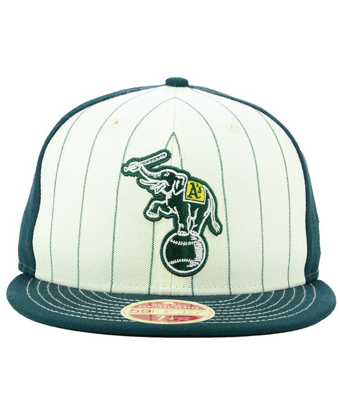 New Era Oakland Athletics Vintage Front 59FIFTY FITTED Cap - Macy's