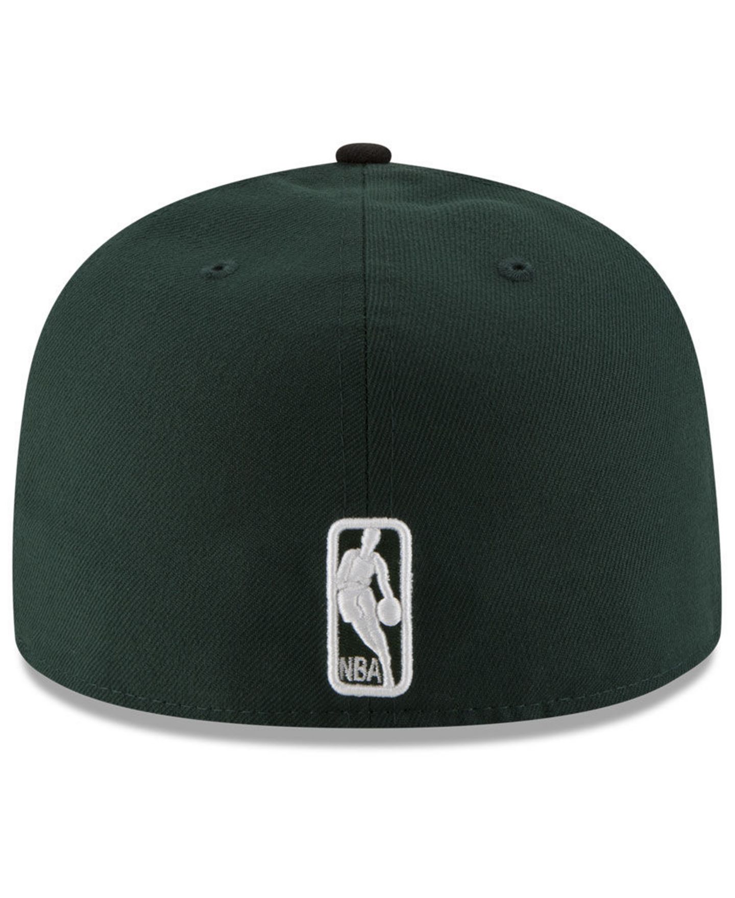 Мужская бейсболка New Era 59FIFTY Milwaukee Bucks Basic, двухцветная — фото 2