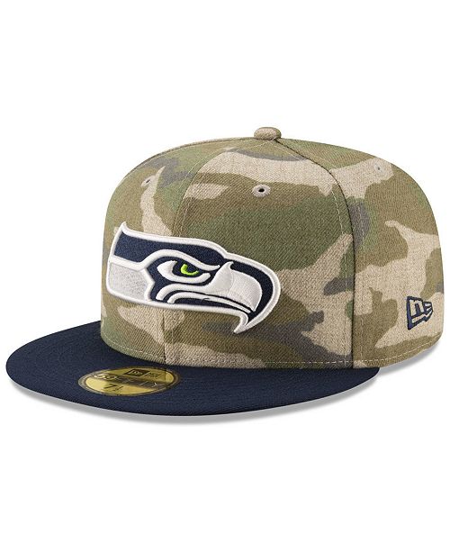 New Era Seattle Seahawks Vintage Camo 59fifty Fitted Cap Reviews Sports Fan Shop By Lids Men Macy S