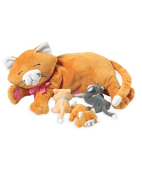 manhattan toy nursing nina cat nurturing soft toy
