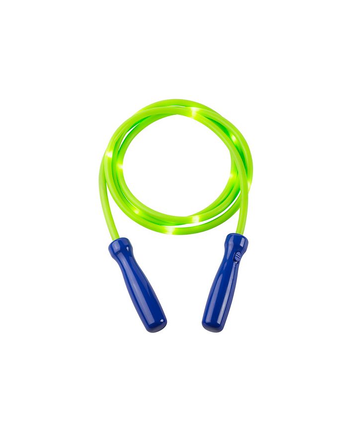 Toysmith Nightzone Flare Jump Rope Colors May Vary Green And Purple ...