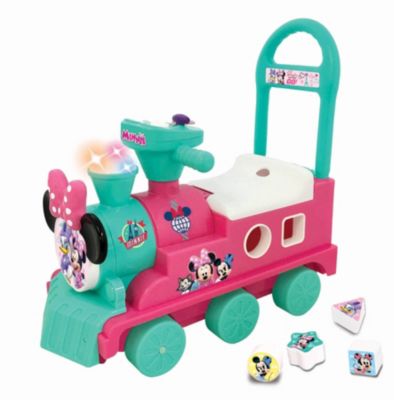 Kiddieland Disney Minnie Mouse Play N Sort Activity Train Ride On