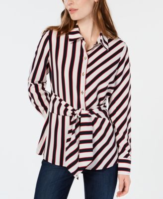 macy's tommy hilfiger blouses