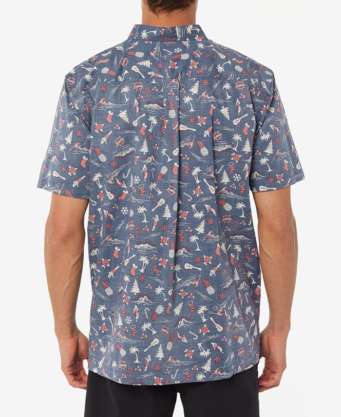 O'Neill Men's Cool Yule Holiday Aloha Print Casual Shirt & Reviews ...