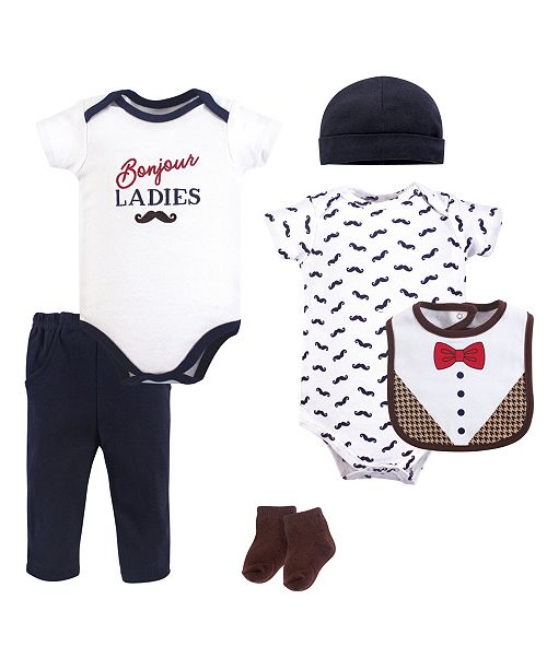 Baby Vision Hudson Baby Clothing Set 6 Piece Set Floral Fox 9
