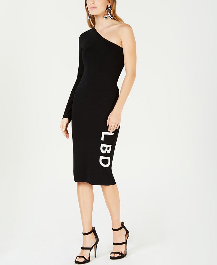 One shoulder lbd discount