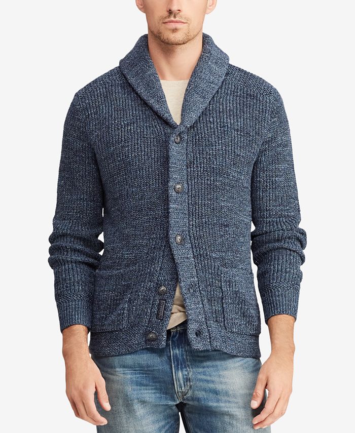 Polo Ralph Lauren Men's Shawl-Collar Cardigan Sweater & Reviews - Sweaters  - Men - Macy's