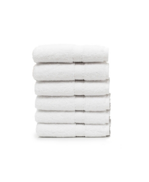 Linum Home Sinemis 6-pc. Terry Washcloth Set Bedding In White