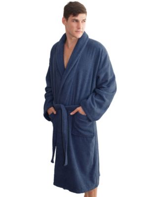 Unisex Herringbone Weave Bath Robe