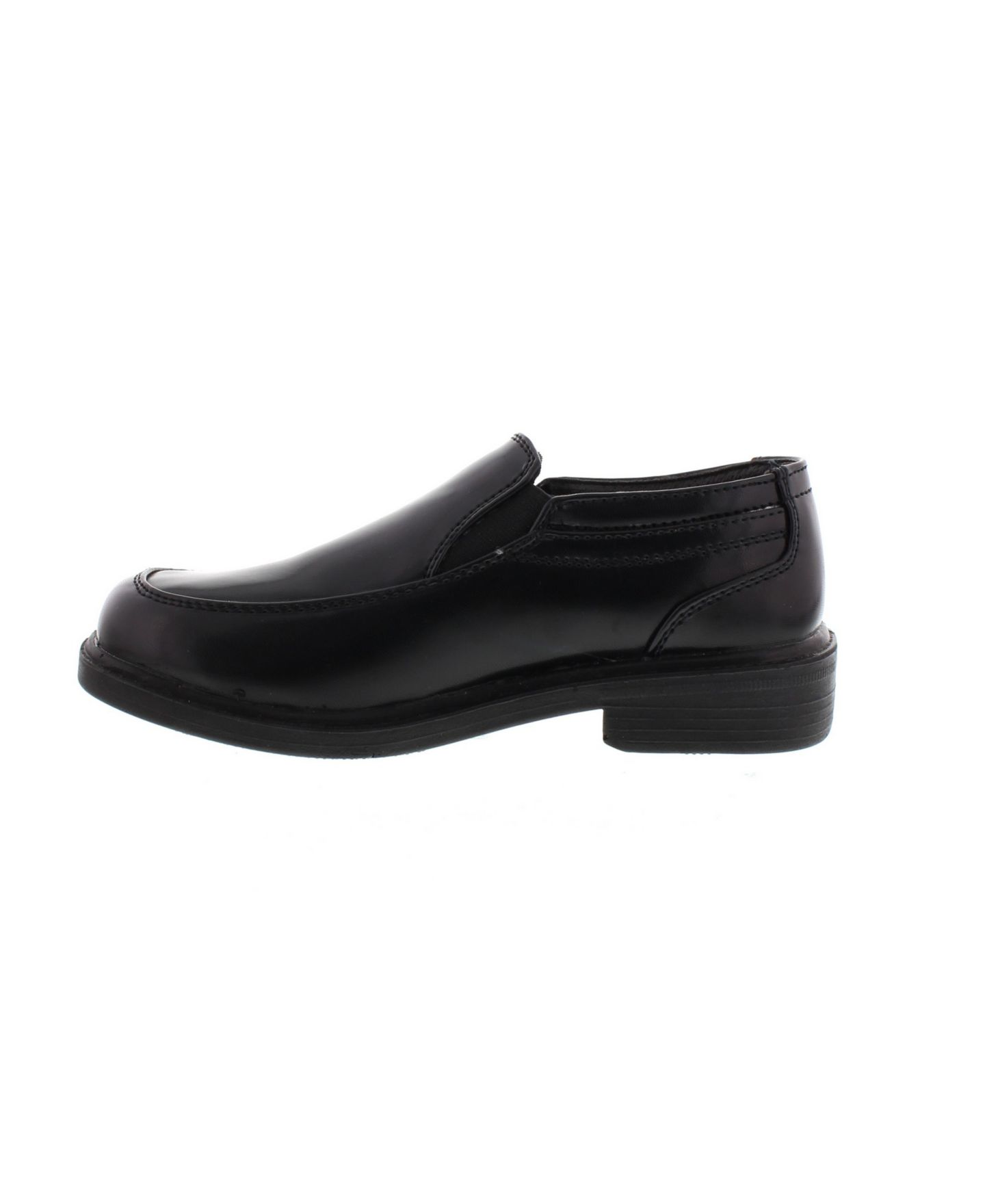 Платье DEER STAGS Little, and Wide Brian Slip-On Dress Comfort Shoe для мальчиков, цвет: Чёрный — фото 3