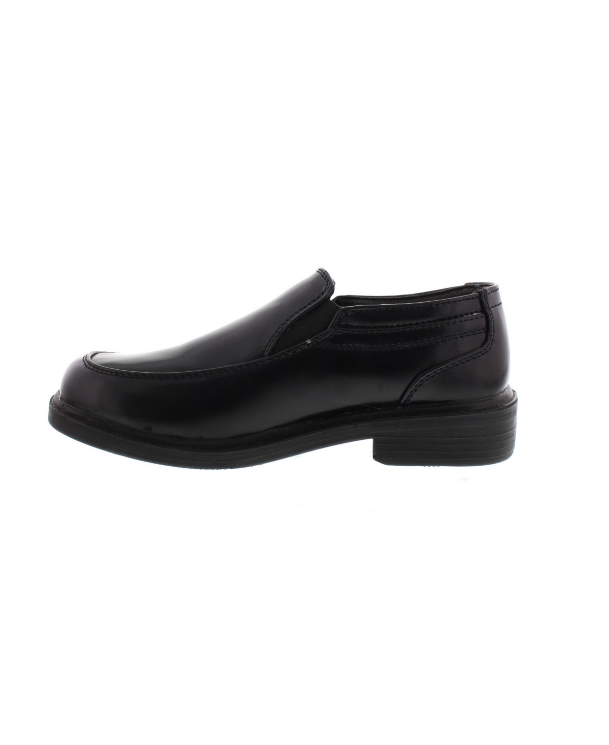 Deer Stags Toddler, Little, And Big Boys Wide Brian Slip-on Dress Comfort Shoe In Black