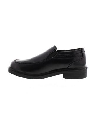 Deer Stags Mocassini Slip-on Bambino – Scarpe In Pelle Sintetica Nera Con Suola TPR E Plantare SU.P.R.O., Comode E Antiscivolo, Ideali Per Matrimoni E Eventi