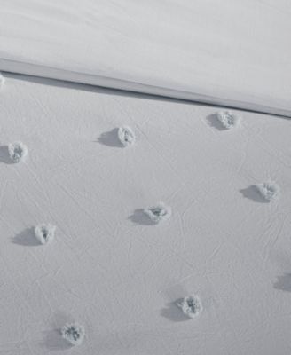 Brooklyn Jacquard Cotton 7-Pc. Duvet Cover Set, Full/Queen