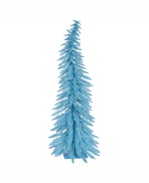 Vickerman 4 ft Sky Blue Whimsical Artificial Christmas Tree With 70 Blue Led Lights
