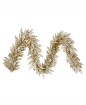 Vickerman 9  Champagne Artificial Christmas Garland  Unlit