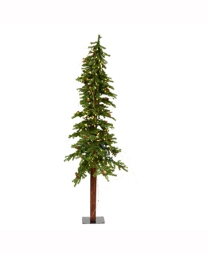 Vickerman 5 ft Alpine Artificial Christmas Tree Featuring 475 Pvc Tips And 150 Warm White Dura-Lit Led Lights