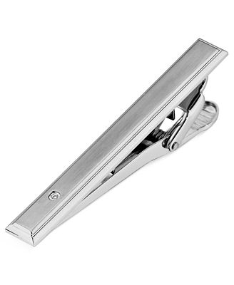 Stainless Steel Tie Bar, Diamond Accent Tie Bar - Jewelry & Watches ...