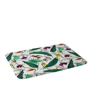 Deny Designs Holli Zollinger Orchid Garden Bath Mat Bedding