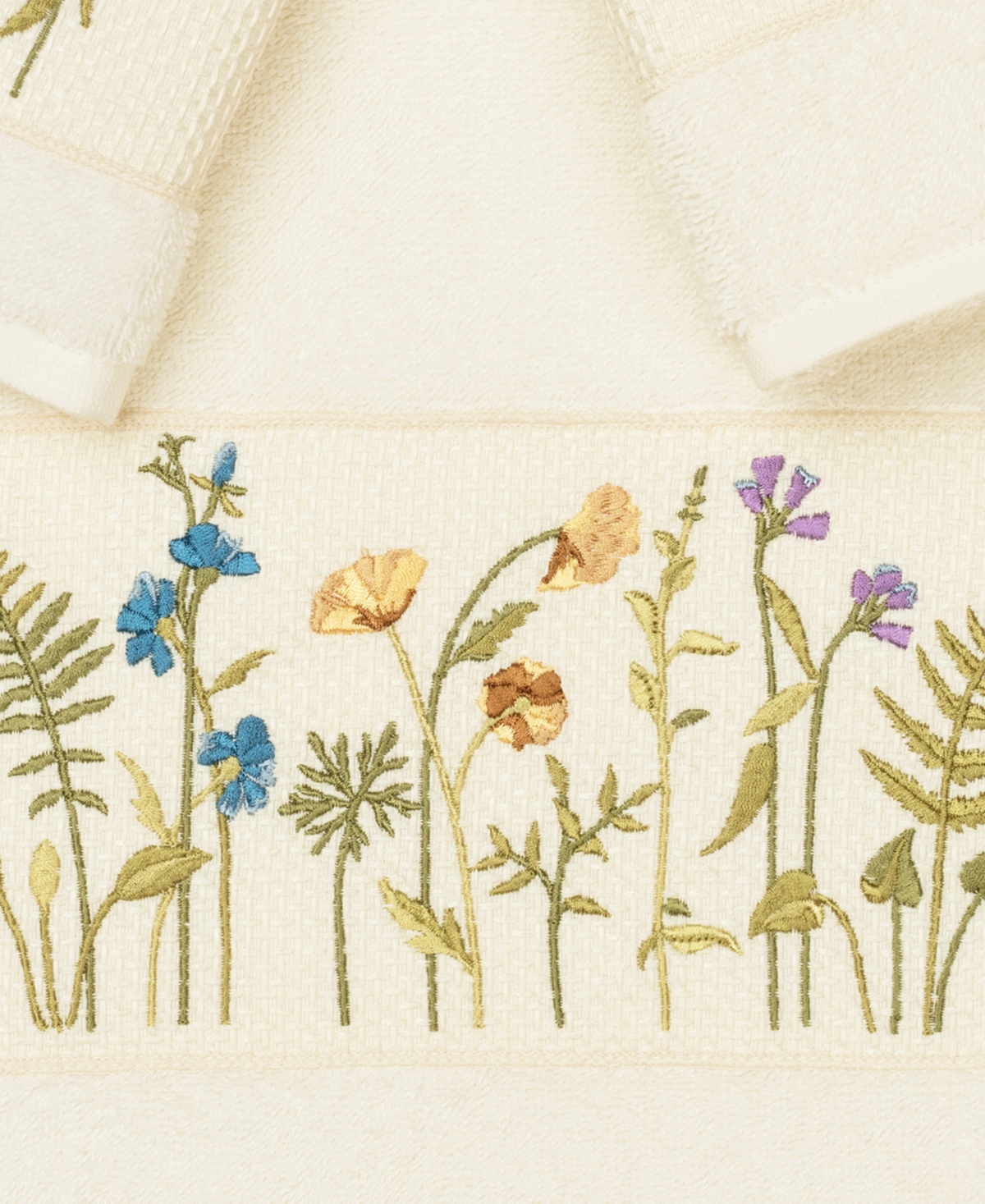 Linum Home Serenity 3-pc. Embellished Towel Set In White