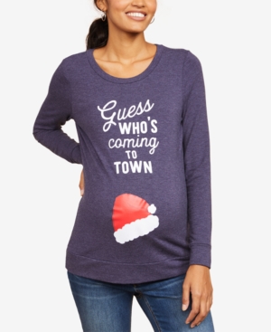 image of Motherhood Maternity French Terry Graphic Sweatshirt