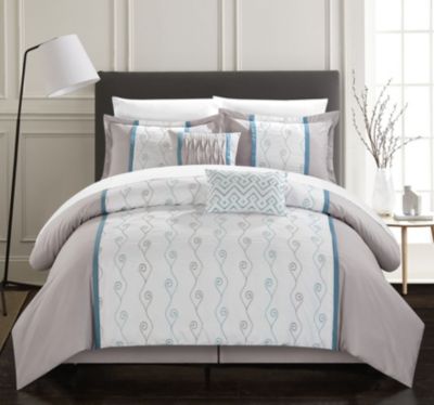 Chic Home - Priston 6-Pc. Queen Comforter Set