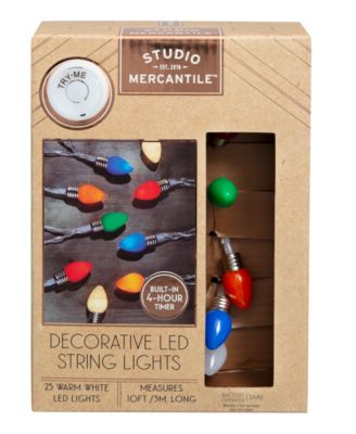 Studio Mercantile - String Lights LED Novelty Vintage Bulbs 10ft
