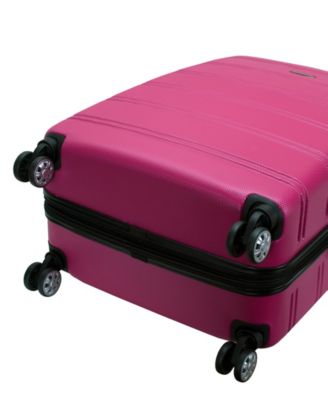 Rockland Melbourne 3-Piece ABS Luggage Set - Macy's