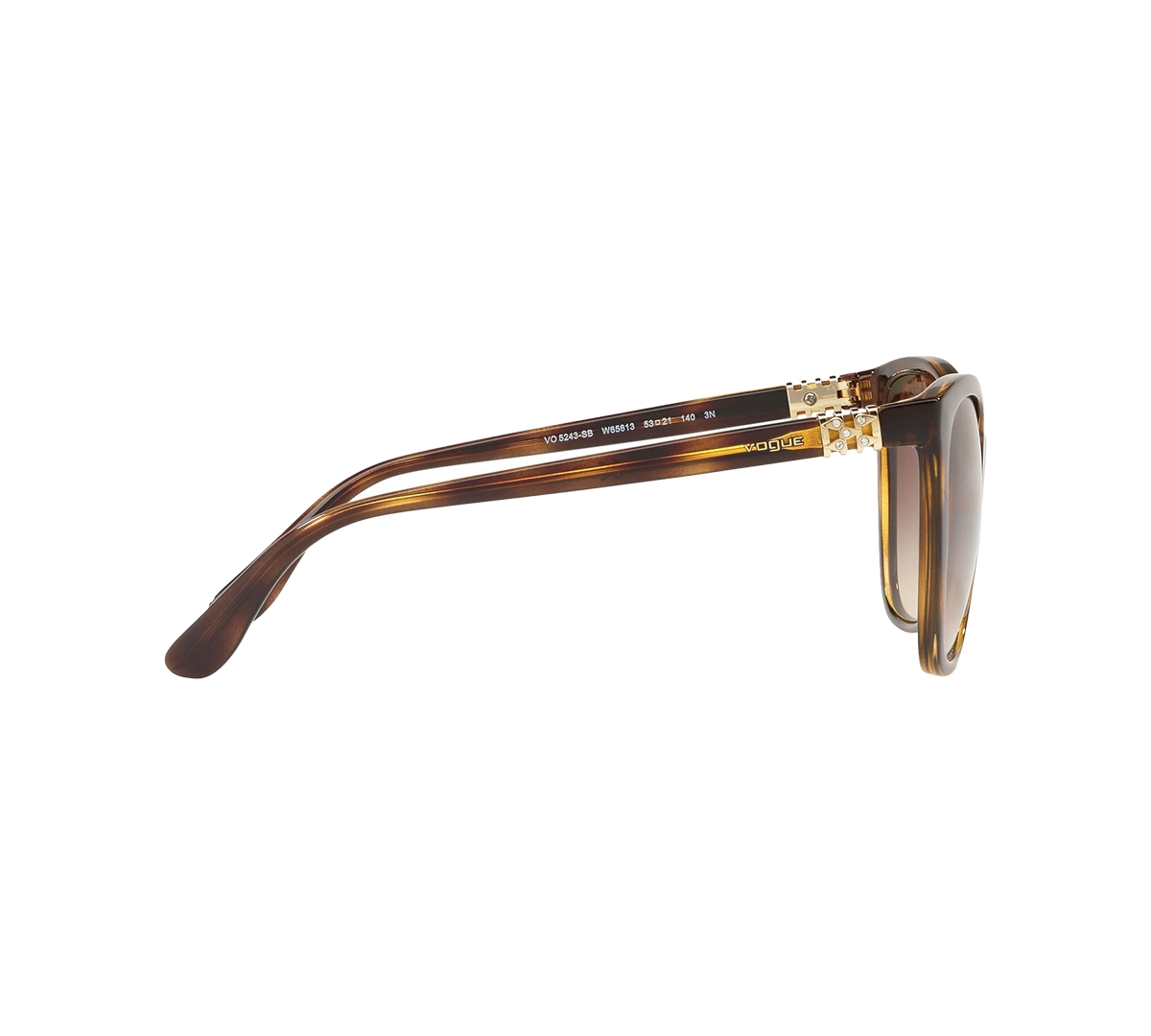 Vogue Eyewear Sunglasses, Vo5243sb 53 In Dark Havana,brown Gradient