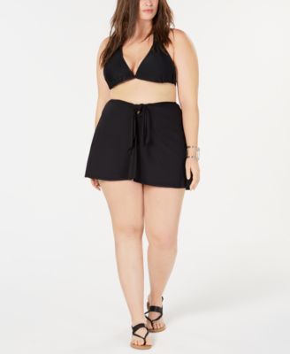 plus size swim sarong