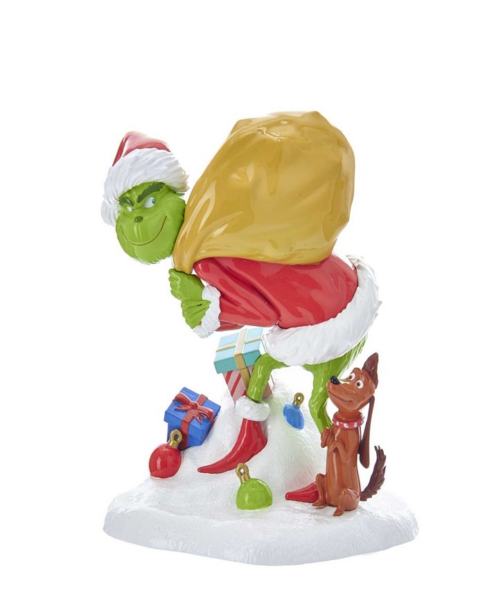 Kurt Adler 5-inch Grinch With Max Table Piece - Macy's
