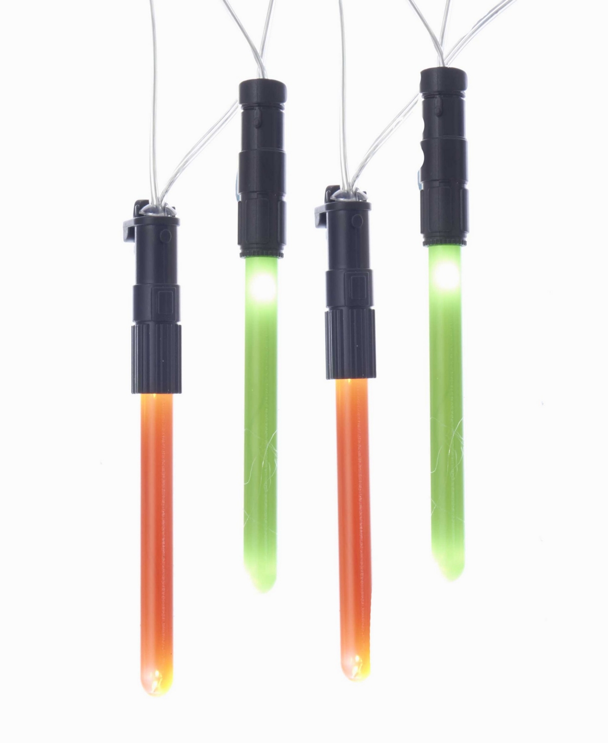 Kurt Adler Star Wars Light Sabers Battery Operated 40 Lights With 20 Light Sabers In Multicolored