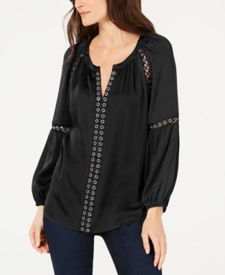 Macys peasant fashion blouses