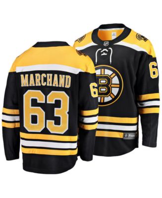Outerstuff Youth Brad Marchand Black Boston Bruins Home Replica Player  Jersey