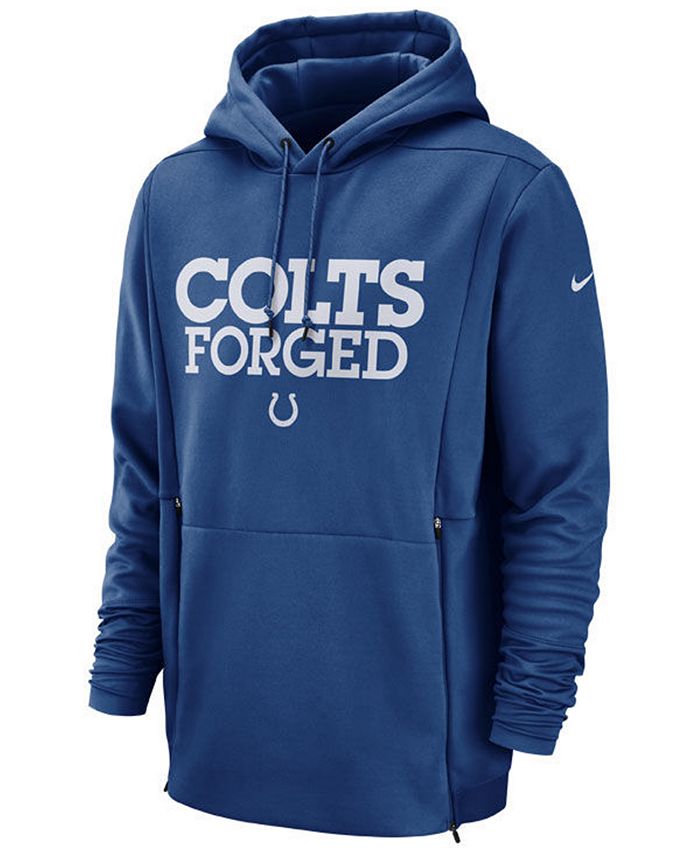 Nike Men's Indianapolis Colts Sideline Player Local Therma Hoodie - Macy's