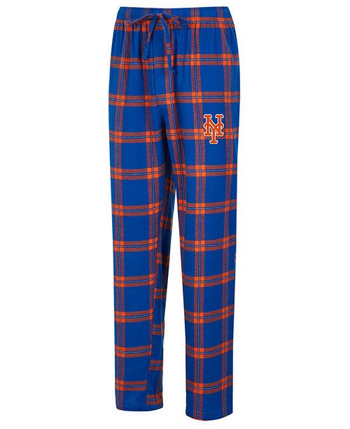 Concepts Sport Men's New York Mets Homestretch Flannel Pajama Pants & Reviews Sports Fan Shop