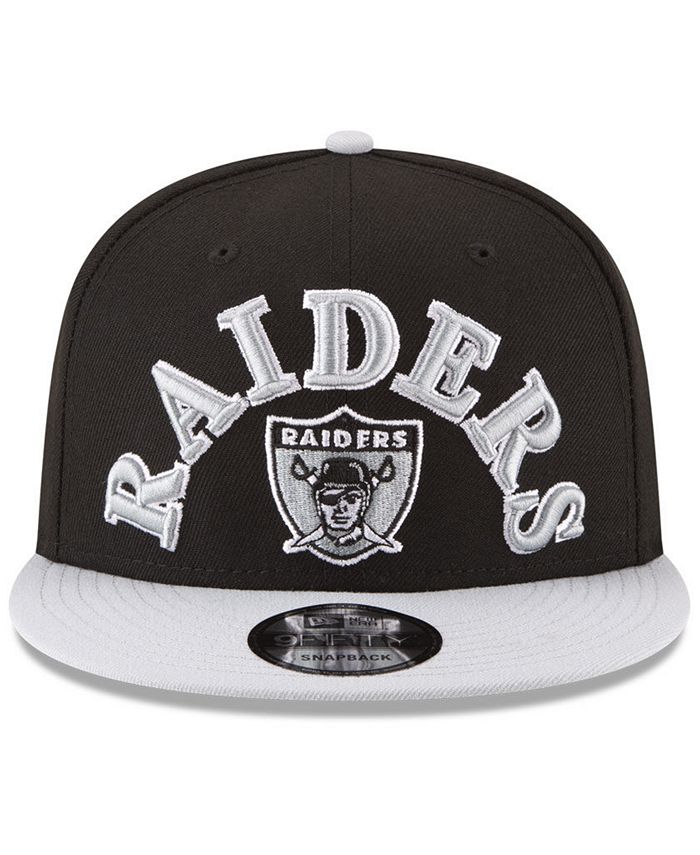 New Era Oakland Raiders Retro Logo 9FIFTY Snapback Cap - Macy's