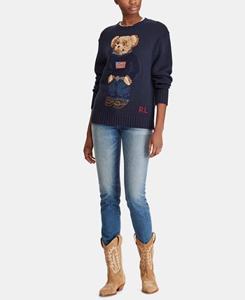 Polo Ralph Lauren Polo Bear Sweater & Reviews - Sweaters - Women - Macy's