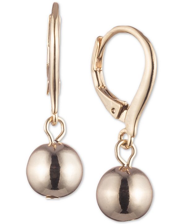 Lauren Ralph Lauren GoldTone Metal Ball Drop Earrings & Reviews