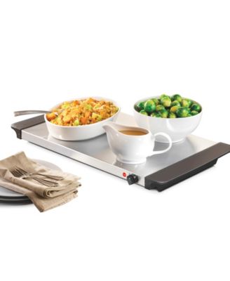 Nostalgia HomeCraft 3-Station 2.5-Quart Buffet Server & Warming Tray - Copper